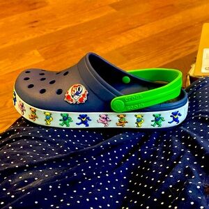 Grateful Dead 50 th anniversary’s Crocs slightly worn great collectors item